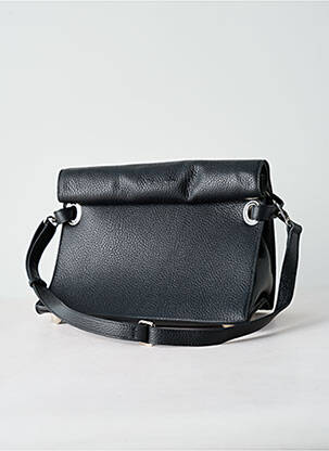 Sac bandoulière amovible forme rectangulaire noir CYCLAMELLE femme