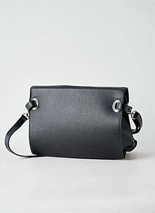 Sac bandoulière amovible forme rectangulaire noir CYCLAMELLE femme