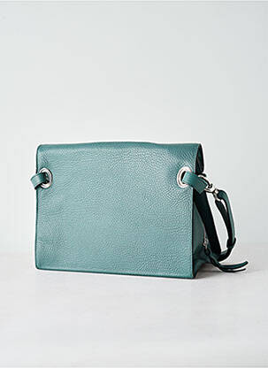 Sac bandoulière amovible forme rectangulaire vert CYCLAMELLE femme