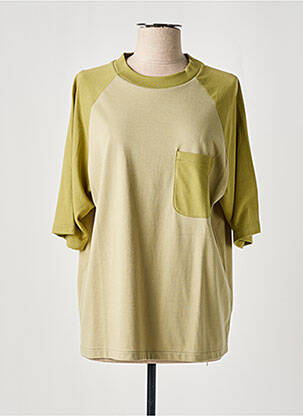 T-shirt col rond manches courtes vert LEVI'S femme
