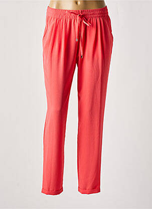 Pantalon droit stretch taille normale rose MOLLY BRACKEN femme