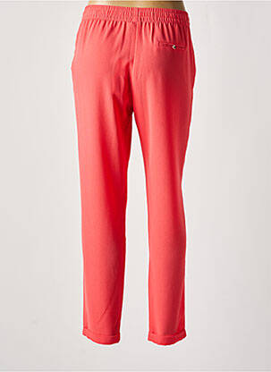 Pantalon droit tissage crêpe taille normale rose MOLLY BRACKEN femme