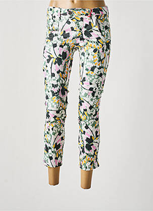 Pantalon 7/8 stretch taille normale blanc STREET ONE femme