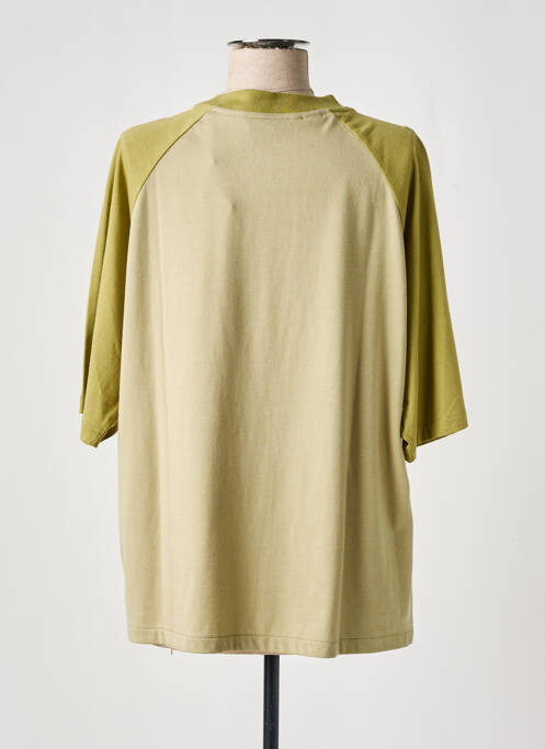 T-shirt col rond manches courtes vert LEVIS femme