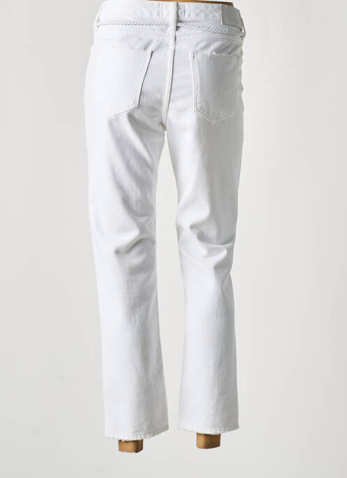 Jeans coupe droite blanc TEDDY SMITH pour femme