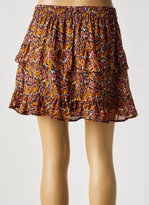 Jupe courte marron ONLY pour femme