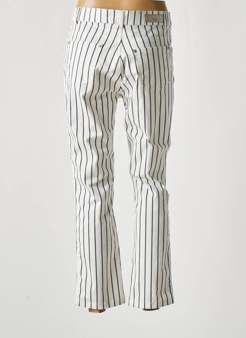 Pantalon 7/8 blanc SIGNE NATURE pour femme