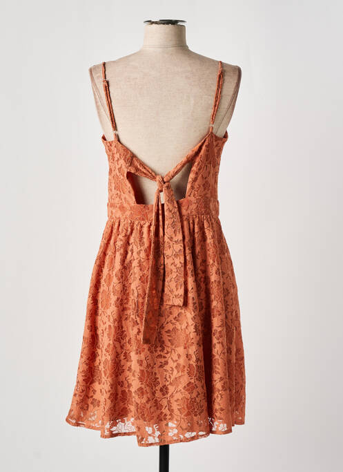 Robe mi-longue marron MOLLY BRACKEN pour femme