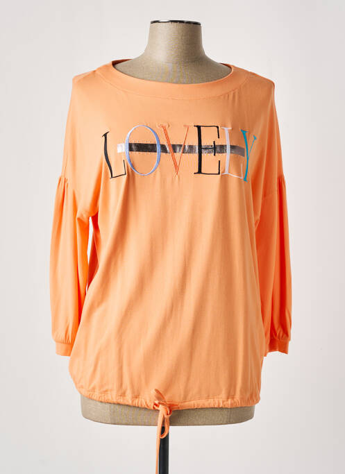 Top orange STREET ONE pour femme