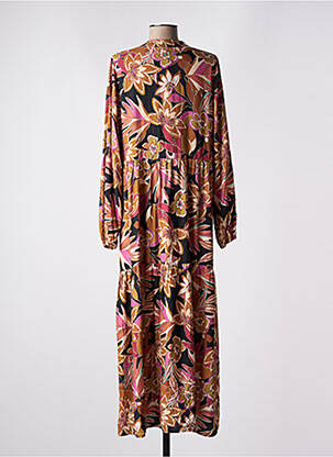 Robe longue manches longues manches longues noir RUE DES ABBESSES femme