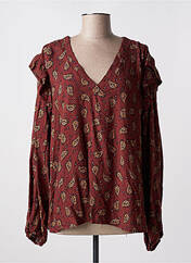 Blouse marron AN' GE pour femme seconde vue