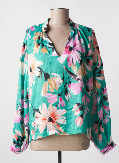 Blouse vert VINTAGE LOVE pour femme