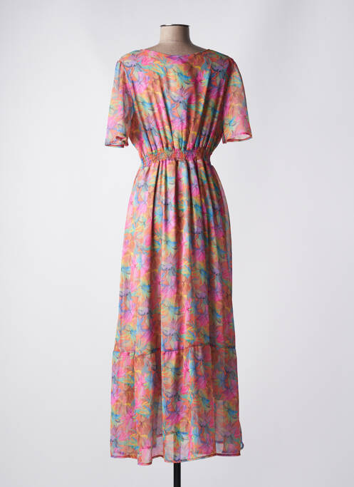 Robe longue orange RUE DES ABBESSES pour femme