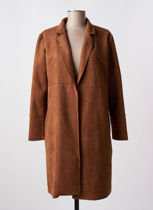 Veste casual marron VINTAGE LOVE pour femme