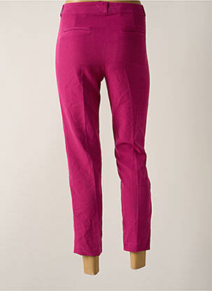 Pantalon 7/8 taille haute taille haute rose VINTAGE LOVE femme