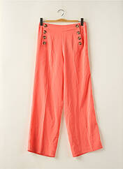 Pantalon large orange RUE DES ABBESSES pour femme seconde vue