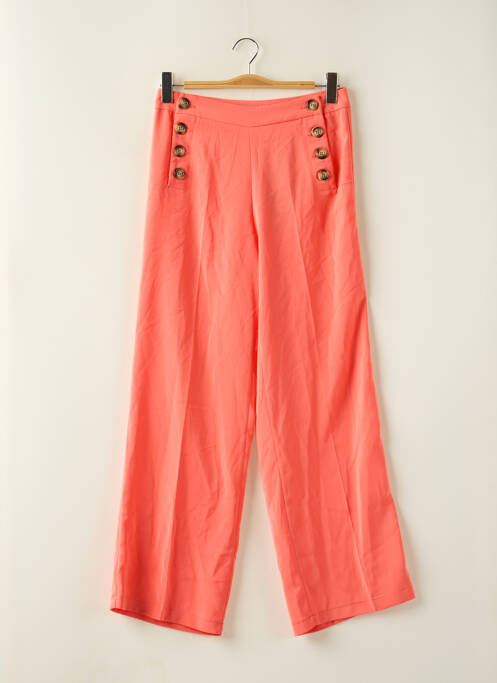 Pantalon large orange RUE DES ABBESSES pour femme