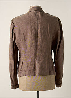 Blazer poches marron O.K.S femme