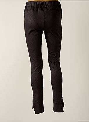 Legging zippé bas des jambes taille haute noir FRED SABATIER femme