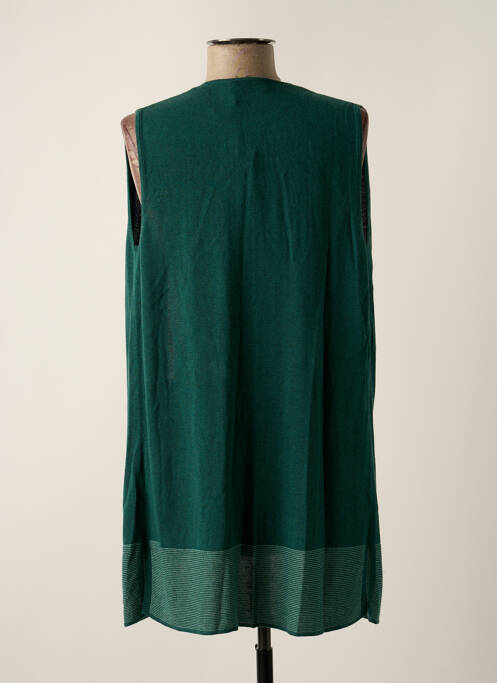 Gilet sans manche vert OLSEN pour femme