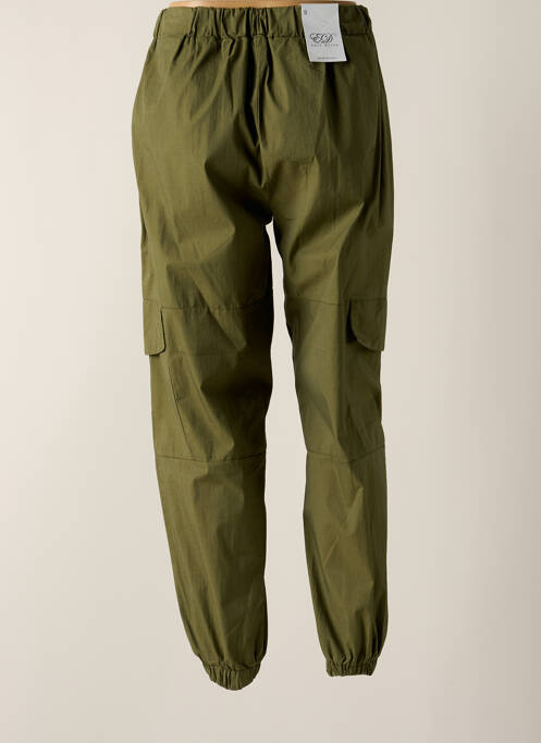 Pantalon cargo vert EAST DRIVE pour femme