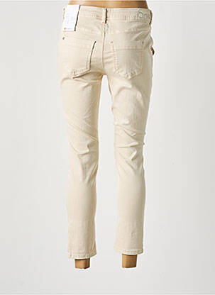 Pantalon 7/8 stretch taille normale beige STREET ONE femme