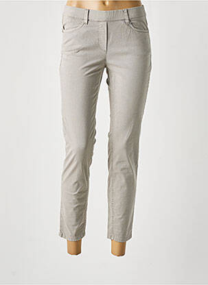 Jegging tissage popeline taille normale gris STARK femme