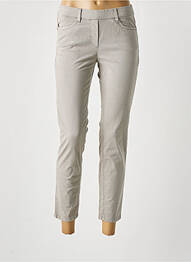 Jegging tissage popeline taille normale gris STARK femme