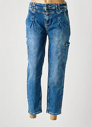 Jeans coupe droite stretch taille normale bleu STREET ONE femme