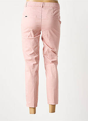 Pantalon 7/8 taille à pinces taille basse rose STREET ONE femme