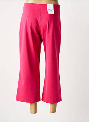 Pantacourt stretch taille normale rose EAST DRIVE femme