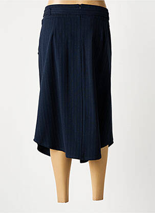 Jupe mi-longue stretch bleu LE PETIT BAIGNEUR femme