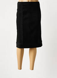 Jupe mi-longue taille à pinces noir FRED SABATIER femme