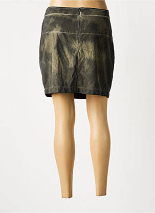 Jupe courte poches vert LAUREN VIDAL femme