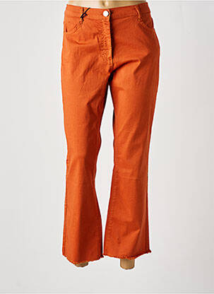 Jeans bootcut taille normale taille normale orange EAST DRIVE femme