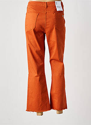Jeans bootcut taille normale taille normale orange EAST DRIVE femme