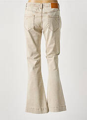 Jeans bootcut beige PLEASE pour femme seconde vue