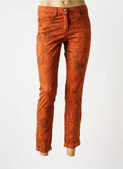 Pantalon slim orange EAST DRIVE pour femme seconde vue