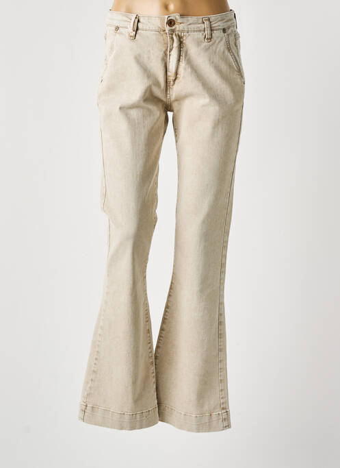 Jeans bootcut beige PLEASE pour femme