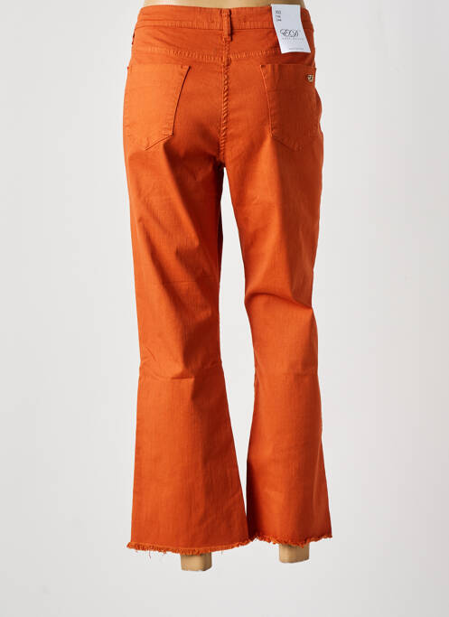 Jeans bootcut orange EAST DRIVE pour femme