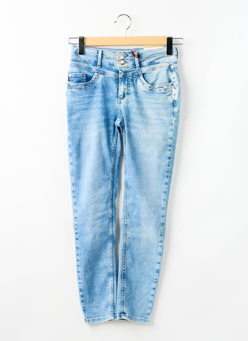 Jeans coupe slim bleu STREET ONE pour femme