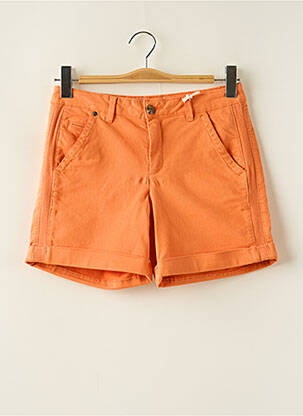 Short taille à pinces taille normale orange LOLA ESPELETA femme