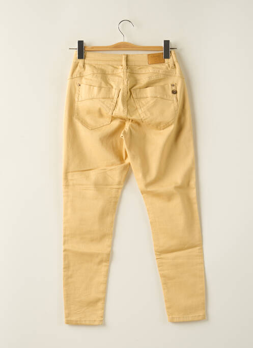 Pantalon 7/8 taille haute taille haute jaune CREAM femme
