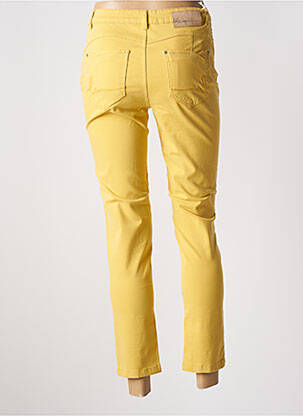 Pantalon 7/8 stretch taille normale jaune LOLA ESPELETA femme