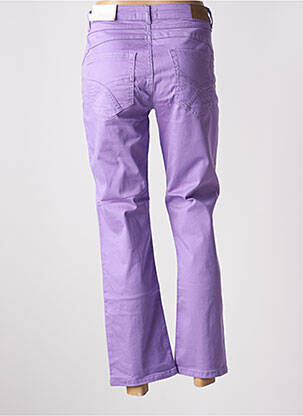Pantalon 7/8 stretch taille normale violet CREAM femme