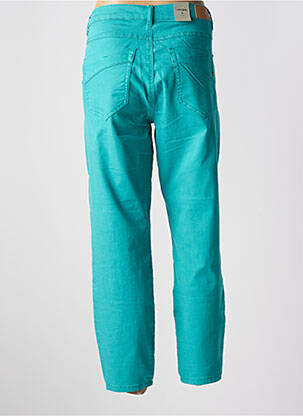 Pantalon 7/8 taille haute taille haute bleu CREAM femme
