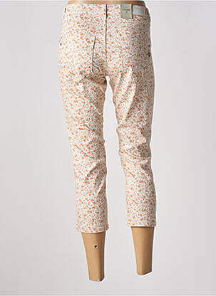 Pantacourt stretch taille normale beige CREAM femme