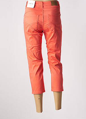 Pantacourt coupe droite taille normale orange CREAM femme