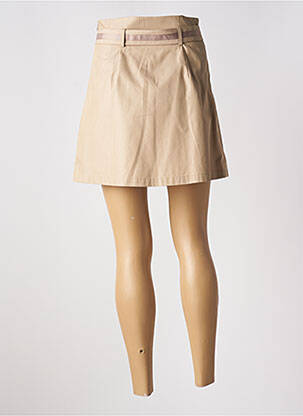 Jupe courte poches beige FRACOMINA femme