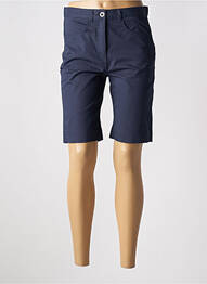 Bermuda taille haute taille haute bleu CONCEPT K femme